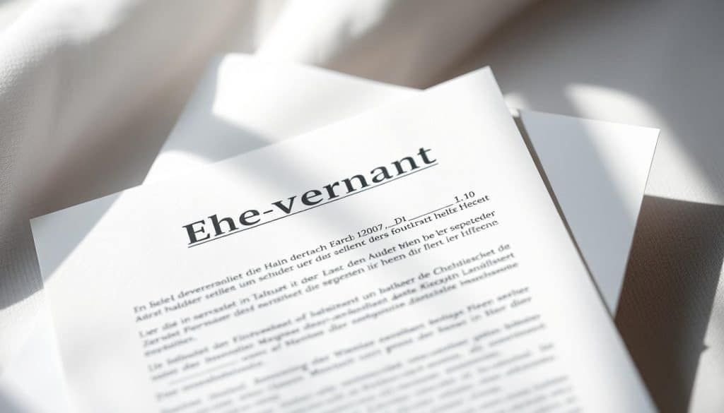 was steht in einem ehevertrag