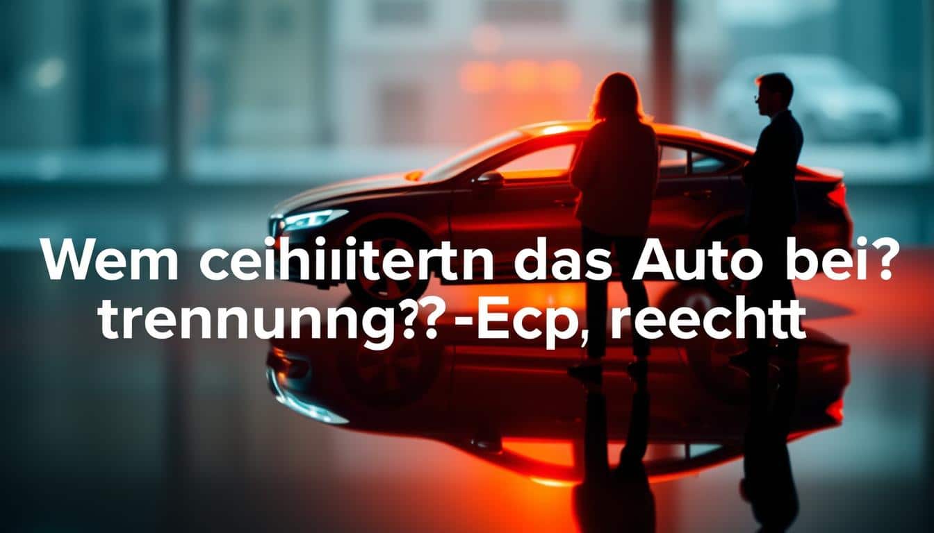 wem gehört das auto bei trennung