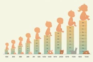 Baby Größentabellen für jedes Alter